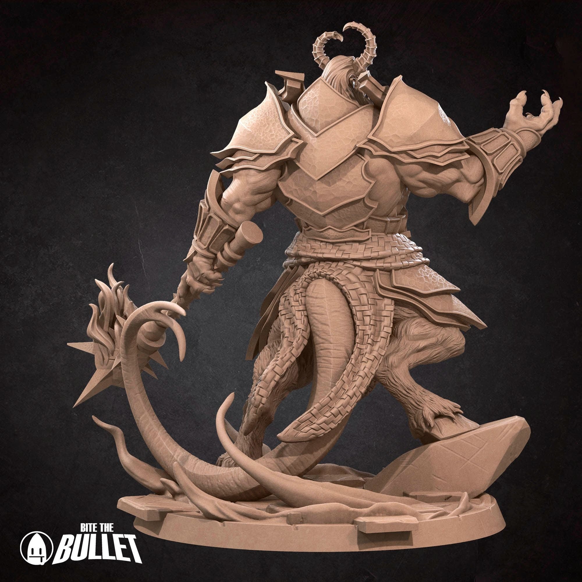Fire Hellion - Iconic Monsters - 3d Printed Miniature sculpted by Bite the Bullet
