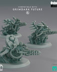 Doomed Empire Floating Destructors - 3d Printed Miniature by OshounaMinis