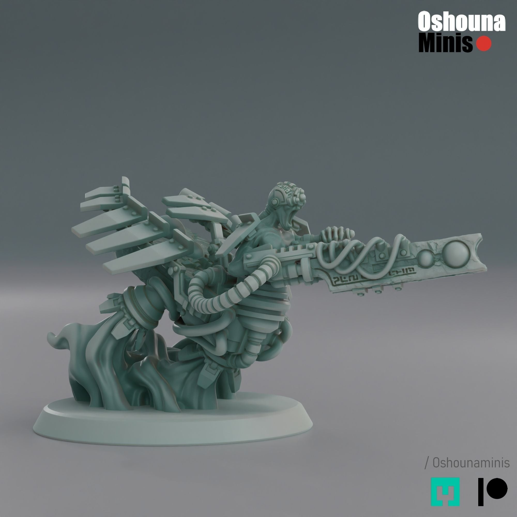 Doomed Empire Floating Destructors - 3d Printed Miniature by OshounaMinis