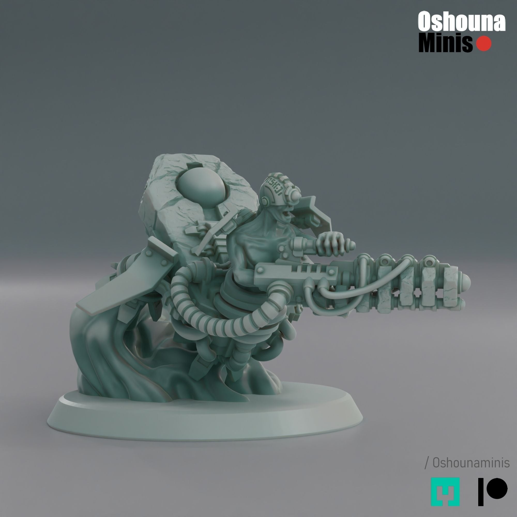 Doomed Empire Floating Destructors - 3d Printed Miniature by OshounaMinis