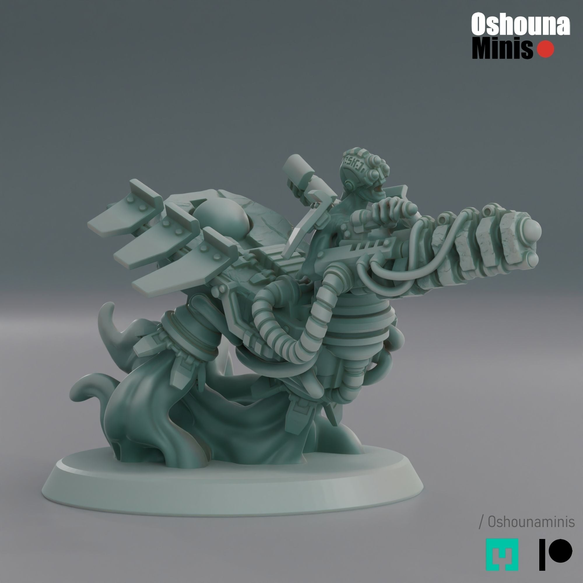 Doomed Empire Floating Destructors - 3d Printed Miniature by OshounaMinis