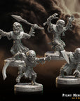 Pygmy Mummies - 3d Printed Miniature Sculpted by Crippled God Foundry