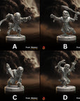 Pygmy Mummies - 3d Printed Miniature Sculpted by Crippled God Foundry