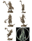 Dark Forest Sage - Army of Darkness: Dark Elves - 3d Printed Miniature Sculpted by Monolith Arts