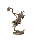 Dark Forest Sage - Army of Darkness: Dark Elves - 3d Printed Miniature Sculpted by Monolith Arts