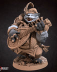 Foxfolk Bard - 3d Printed Miniature sculpted by Bite the Bullet
