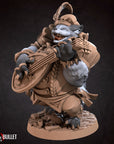 Foxfolk Bard - 3d Printed Miniature sculpted by Bite the Bullet