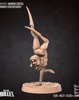 Spider Trainer Contortionist - Horror Circus - 3d Printed Miniature sculpted by Bite the Bullet