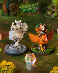 Rooster Rider - Woodland Heroes - 3d Printed Miniature Sculpted by Cast N Play