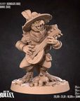 Kobold Bard - Kobold DND - 3d Printed Miniature sculpted by Bite the Bullet