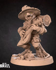 Kobold Bard - Kobold DND - 3d Printed Miniature sculpted by Bite the Bullet