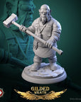 Sons of the Shining Forge - Gilded Wrath - 3d Printed Miniature Sculpted by White Werewolf Tavern