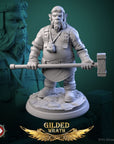 Sons of the Shining Forge - Gilded Wrath - 3d Printed Miniature Sculpted by White Werewolf Tavern