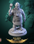 Sons of the Shining Forge - Gilded Wrath - 3d Printed Miniature Sculpted by White Werewolf Tavern