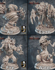 Elementals - 3d Printed Miniature Sculpted by Txiki Design Studio