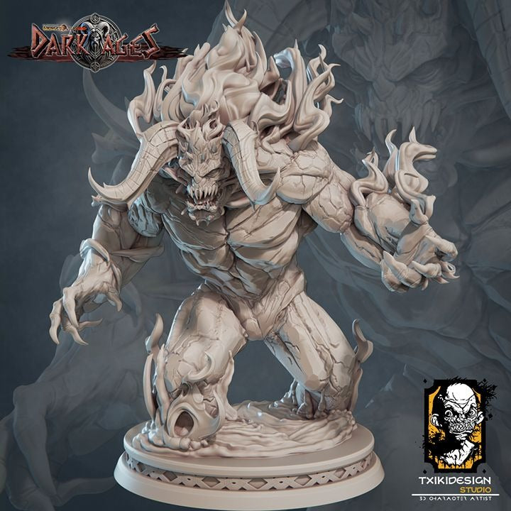 Elementals - 3d Printed Miniature Sculpted by Txiki Design Studio