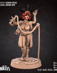 Louise, Madame Whip - Horror Circus - 3d Printed Miniature sculpted by Bite the Bullet