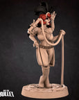 Louise, Madame Whip - Horror Circus - 3d Printed Miniature sculpted by Bite the Bullet