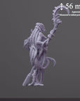 Crab Cult Priestess - 3d Printed Miniature by OshounaMinis