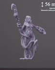 Crab Cult Priestess - 3d Printed Miniature by OshounaMinis