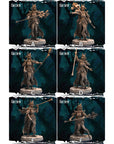 Sorceress - Army of Darkness: Dark Elves - 3d Printed Miniature Sculpted by Monolith Arts