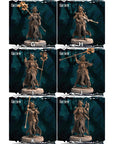 Sorceress - Army of Darkness: Dark Elves - 3d Printed Miniature Sculpted by Monolith Arts