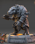 Daost Brenner - Anthrosaurs of Triju - 3d Printed Miniature sculpted by Daybreak Miniatures