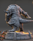 Daost Brenner - Anthrosaurs of Triju - 3d Printed Miniature sculpted by Daybreak Miniatures