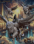 Malak Lionriders - Wrath of the Malakim - 3d Printed Miniature sculpted by Artisan Guild