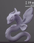 Drakones - Curious Critters of Whimsy Isle - 3d Printed Miniature Sculpted by Velrock Art Miniatures