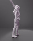 Cyberpunk Biker Girl Outlaw - Dahlia "Dolly" Hood - 3d Printed Miniature by Cyberstash