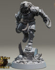 King Glaive - Kings of Karmaaz (Lionfolk) - 3d Printed Miniature sculpted by Daybreak Miniatures