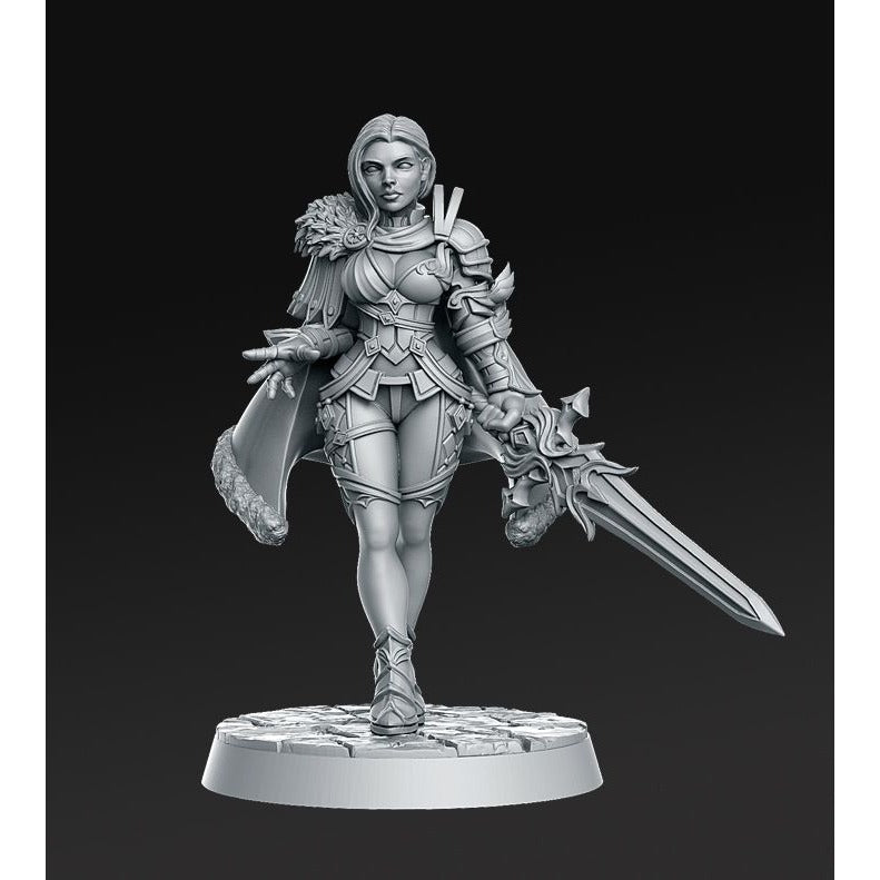 Leanne - Order of the Iron Lily - 3d Printed Miniature Sculpted by RN Estudio