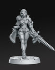 Leanne - Order of the Iron Lily - 3d Printed Miniature Sculpted by RN Estudio