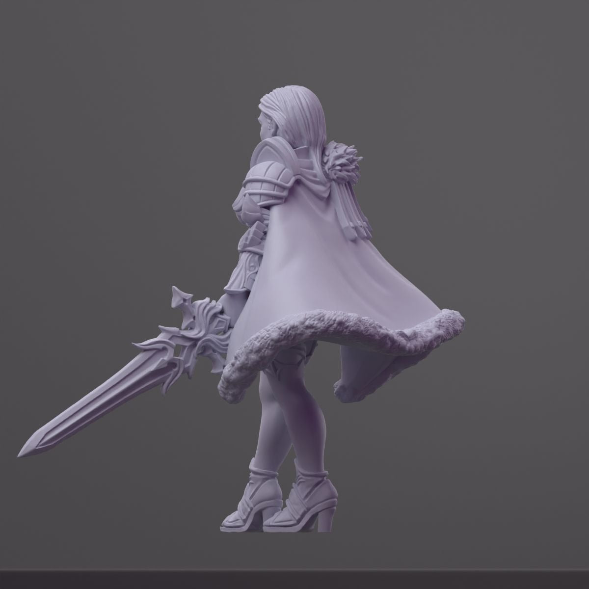 Leanne - Order of the Iron Lily - 3d Printed Miniature Sculpted by RN Estudio