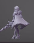 Leanne - Order of the Iron Lily - 3d Printed Miniature Sculpted by RN Estudio