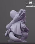 The Outlaw - Curious Critters of Whimsy Isle - 3d Printed Miniature Sculpted by Velrock Art Miniatures