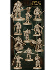 Dwarf Cleavers - Army of Chaos Dwarfs- 3d Printed Miniature Sculpted by Monolith Arts