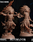 Hystrix Monk - 3d Printed Miniature Sculpted by Sordane Publishing
