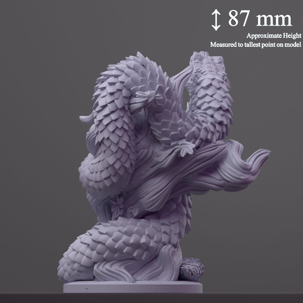 Bramble Viper - Brambleheart - 3d Printed Miniature sculpted by Kraken Games Lab