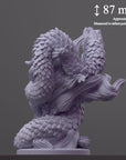 Bramble Viper - Brambleheart - 3d Printed Miniature sculpted by Kraken Games Lab