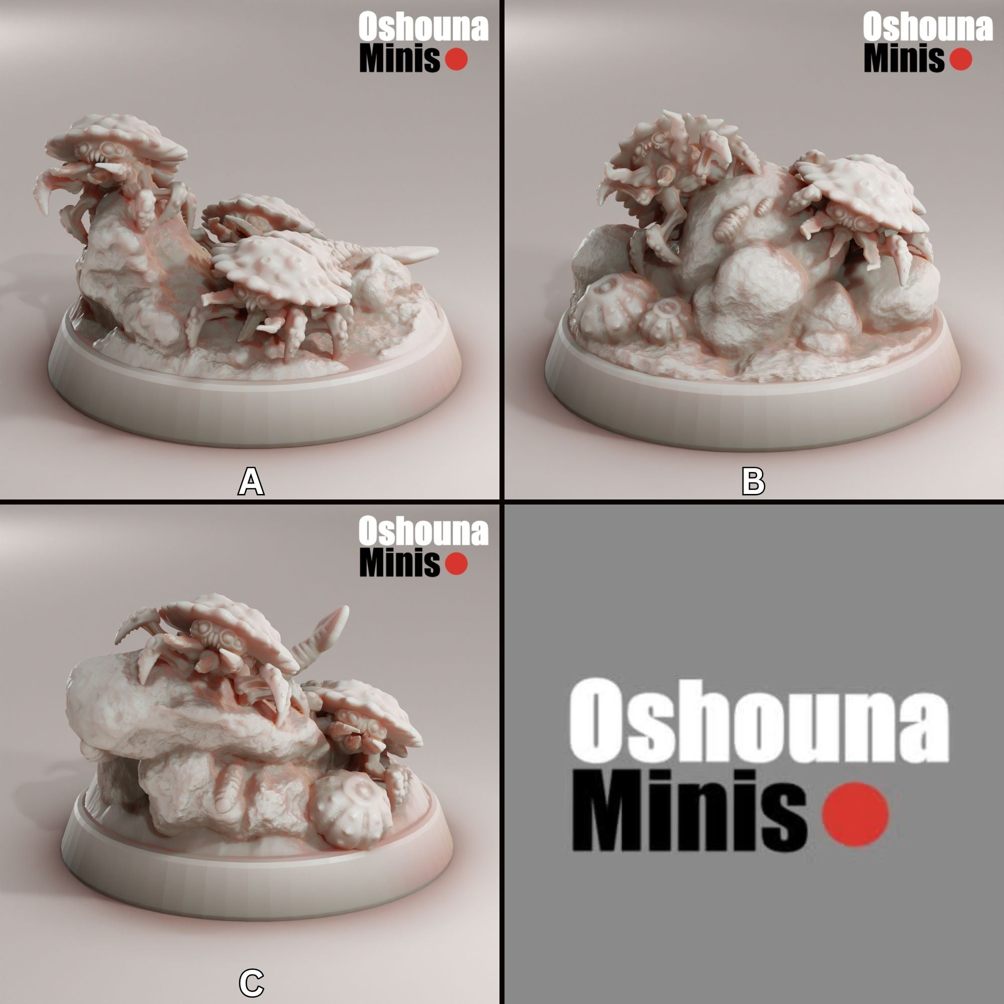 Alien Swarms - Deep Hive - 3d Printed Miniature by OshounaMinis