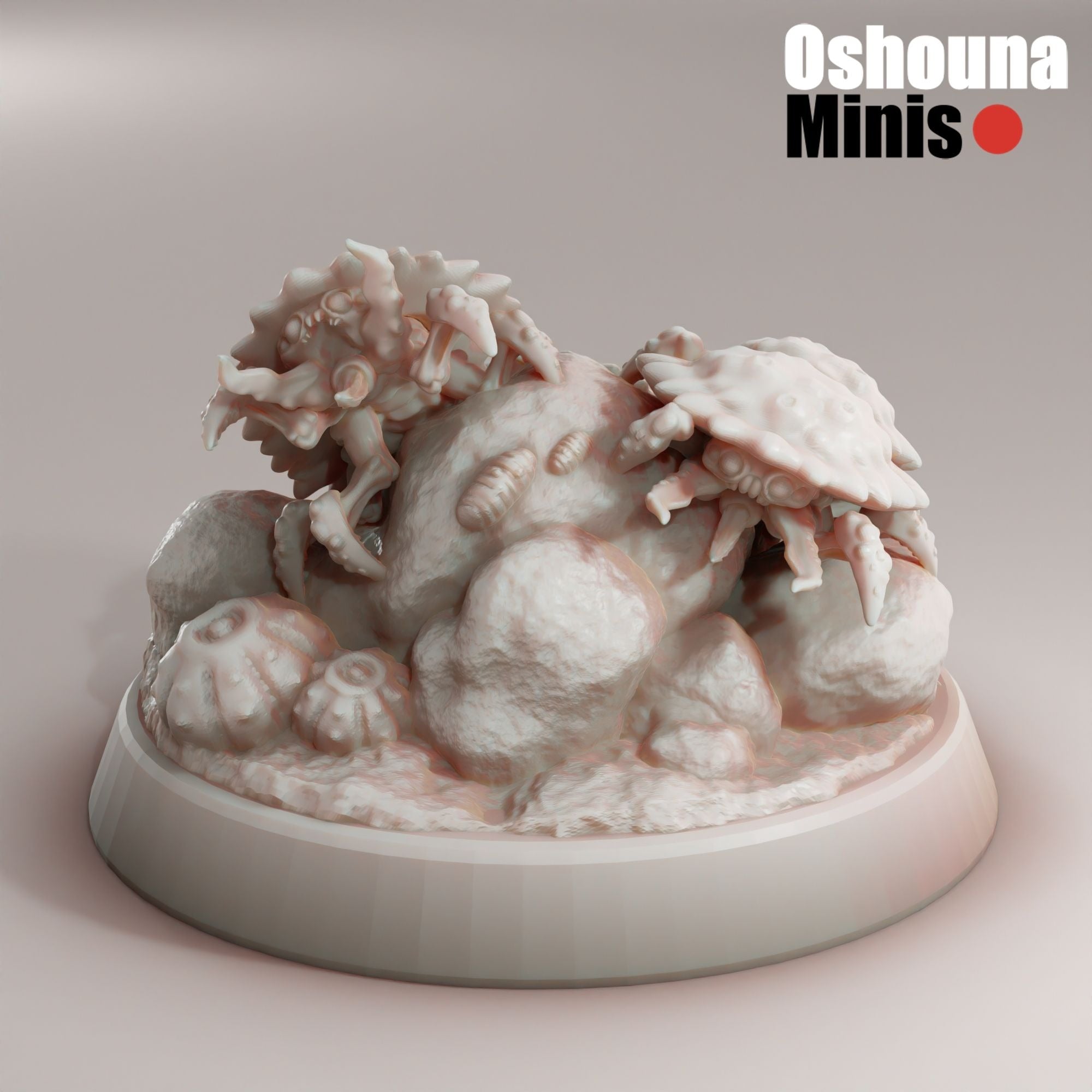 Alien Swarms - Deep Hive - 3d Printed Miniature by OshounaMinis
