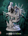 Phantom Waltzers - Through the Crooked Mirror - 3d Printed Miniature Sculpted by White Werewolf Tavern