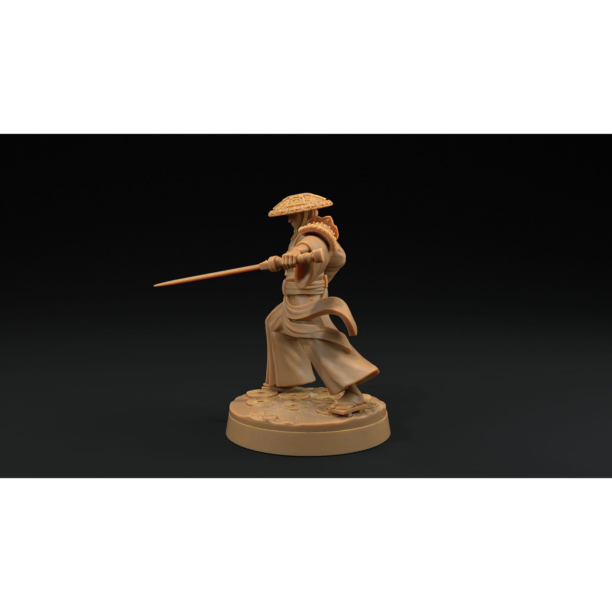 Sword Masters - Chosen of the Kami - 3d Printed Miniature by Dragon Trappers Lodge