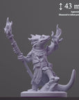 Inferno Salamancer - Brambleheart - 3d Printed Miniature sculpted by Kraken Games Lab