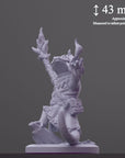 Inferno Salamancer - Brambleheart - 3d Printed Miniature sculpted by Kraken Games Lab