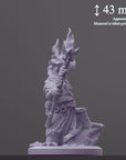 Inferno Salamancer - Brambleheart - 3d Printed Miniature sculpted by Kraken Games Lab