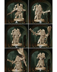 Dwarf Lords - Army of Chaos Dwarfs- 3d Printed Miniature Sculpted by Monolith Arts