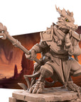 Kobold Monk - Kobold DND - 3d Printed Miniature sculpted by Bite the Bullet